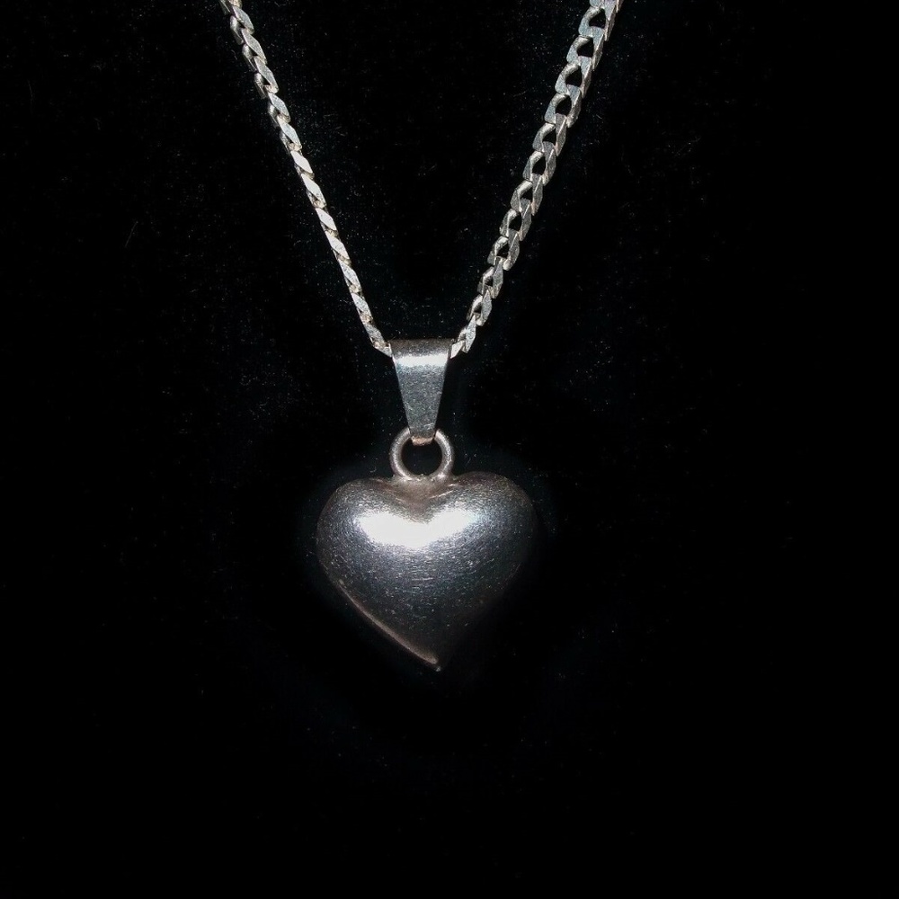 20" HEAVY Sterling SILVER 925 20" Necklace with He
